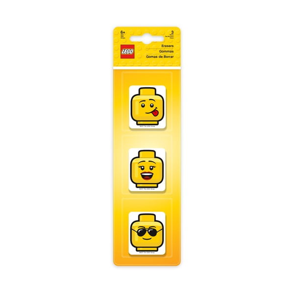 3 gumiju komplekts ar LEGO® Iconic klucīšiem