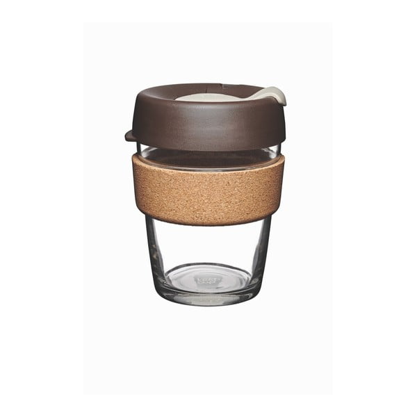 Ceļojumu krūze ar vāku KeepCup Brew Cork Edition Almond, 340 ml