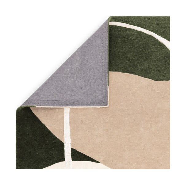 Zaļš ar rokām darināts vilnas paklājs 160x230 cm Matrix – Asiatic Carpets-image-4