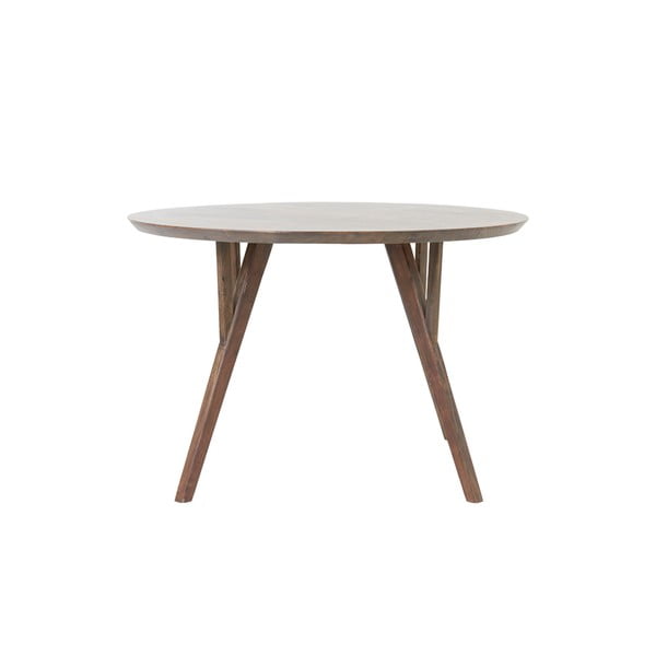 Brūns apaļš ēdamgalds ar akācijas koka galda virsmu ø 120 cm Quenza – Light & Living-image-4