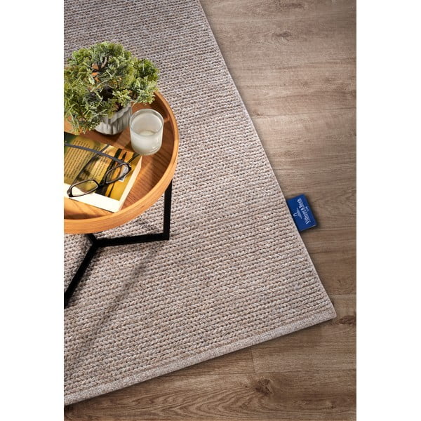 Gaiši brūns ar rokām darināts vilnas paklājs 60x90 cm Francois – Villeroy&Boch-image-2