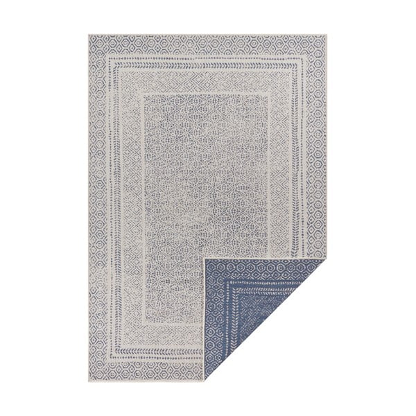 Zili balts āra paklājs Ragami Berlin, 80 x 150 cm