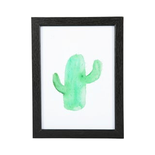 Attēls melnā rāmī PT LIVING Cactus, 13 x 18 cm