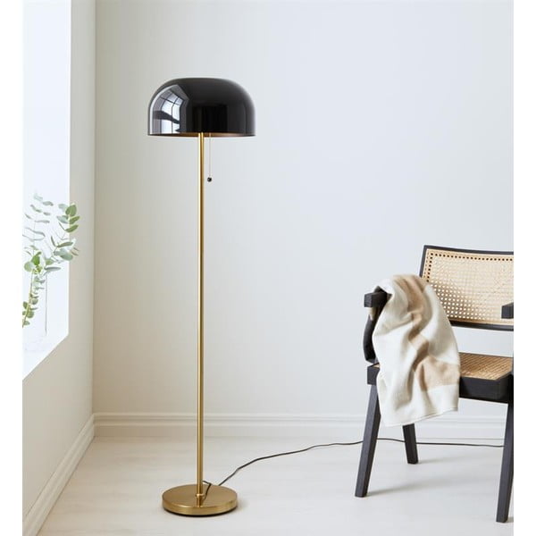 Melna stāvlampa Markslöjd Blanca, augstums 143 cm-image-2