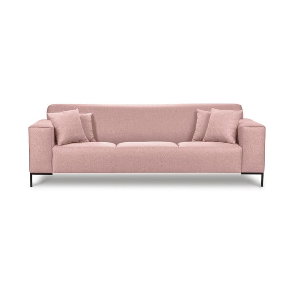 Cosmopolitan Design Seville rozā dīvāns, 264 cm