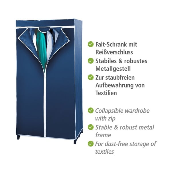 Zils saliekams auduma skapis Wenko Air-image-2