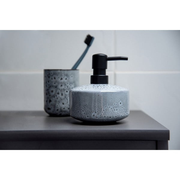 Pelēks keramikas trauks zobu birstēm Wenko Oviedo-image-3