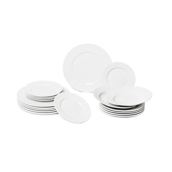 Porcelāna pusdienu komplekts (18 gab.) Imperio – Bonami Essentials