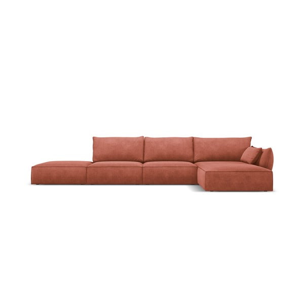 Sarkans stūra dīvāns (labais stūris) Vanda – Mazzini Sofas
