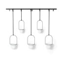 Plastmasas puķu poda apvalki garšaugiem/piekarināmi un pie sienas liekami (5 gab.) ø 7,5 cm Triflora – Umbra