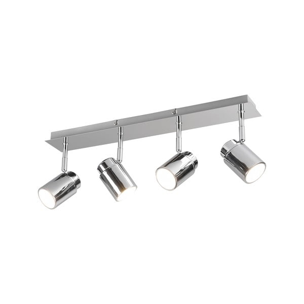 Metāla lampa ar starmešiem sudraba krāsā 19x52 cm Angelo – Trio-image-3