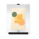 Melns stikla stāvošs foto rāmis 16x20 cm Flute – Umbra