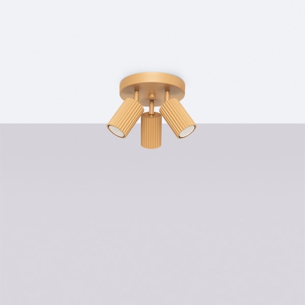 Zelta krāsas prožektora tipa lampa Gleam – Sollux-image-3