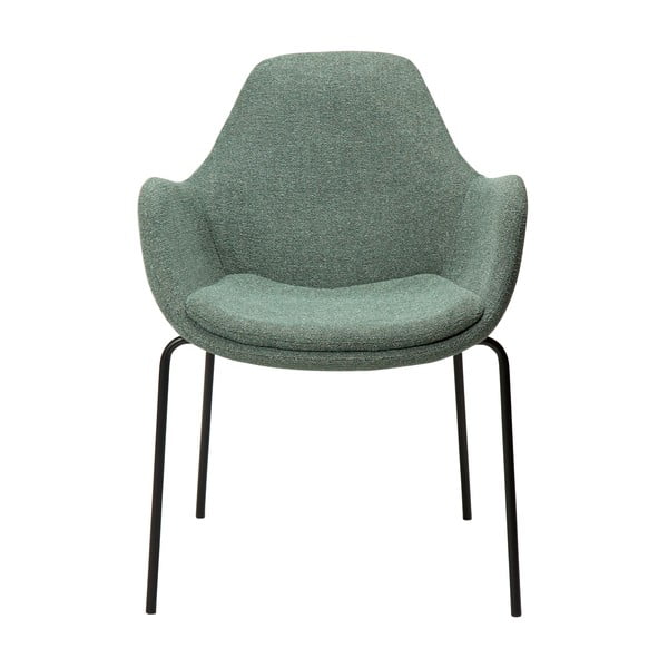 Gaiši zaļš atpūtas krēsls no buklē auduma Zimmer – DAN-FORM Denmark