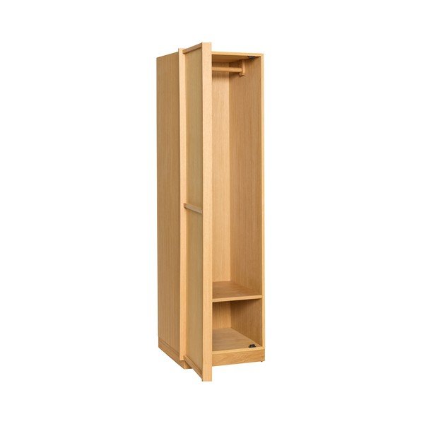 Dabīga toņa skapītis ar ozolkoka imitāciju 50x181x55 cm Kura – Hübsch-image-2