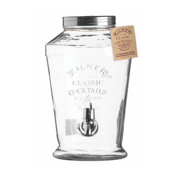 Stikla kokteiļu dozators Kilner 6 l-image-1
