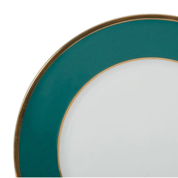 Zaļganzils porcelāna deserta šķīvis ø 20,5 cm Ginger – Côté Table-image-4
