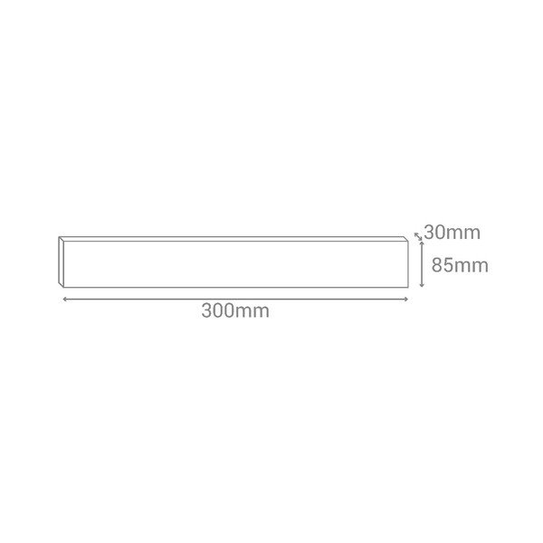 Balta sienas lampa ar LED gaismu SULION Nina-image-2