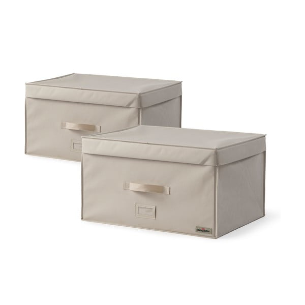 2 vakuuma drēbju uzglabāšanas kastu komplekts Compactor Family Trunks, 150 l-image-2