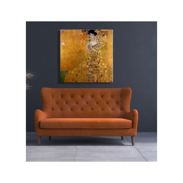 Gleznas reprodukcija Gustav Klimt – Adele Bloch-Bauer I, 90 x 90 cm-image-1