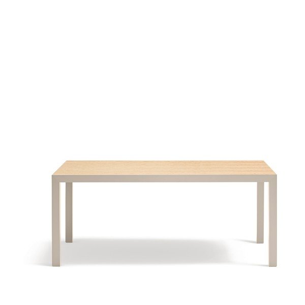Ēdamgalds ar ozola masīvkoka galda virsmu 75x180 cm Alma – Teulat