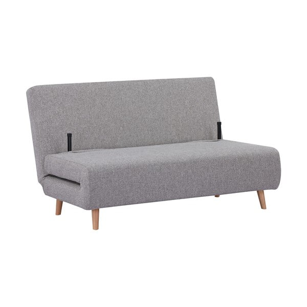 Pelēks salokāms dīvāns 140 cm Marlow – House Nordic-image-4
