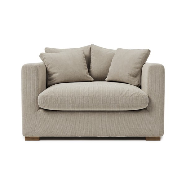 Krēmkrāsas velveta krēsls Comfy – Scandic