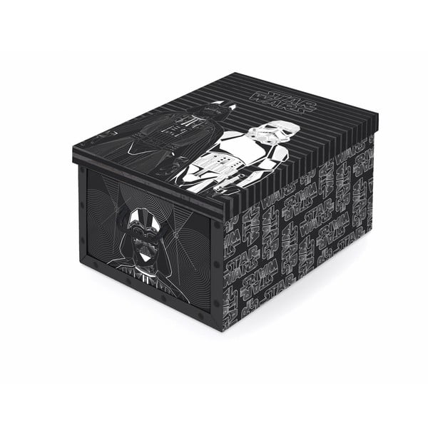 Uzglabāšanas kaste ar rokturiem Domopak Darth Vader, garums 50 cm