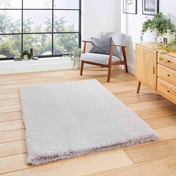 Gaiši pelēks paklājs 150x230 cm Super Teddy – Think Rugs-image-1
