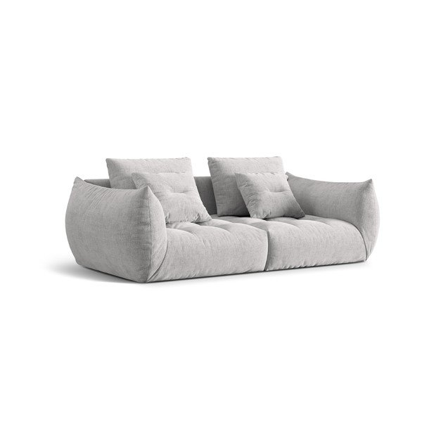 Gaiši pelēks dīvāns 232 cm Bloom – Micadoni Home-image-2