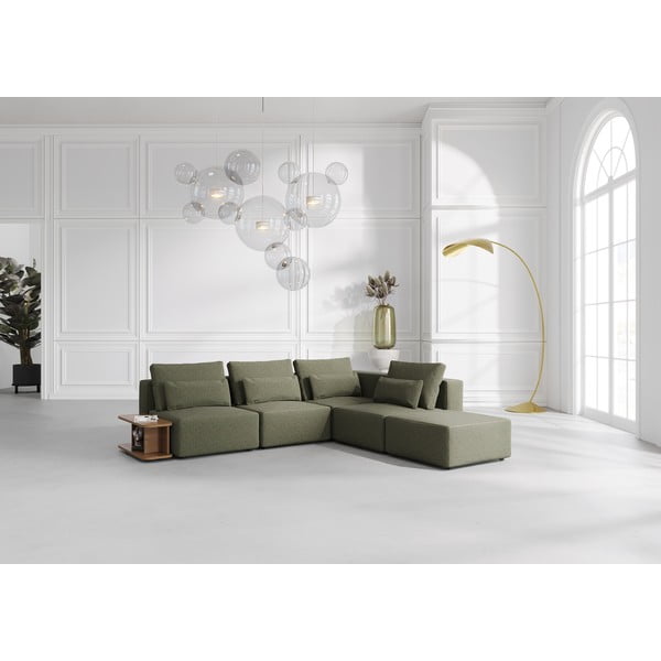 Zaļš modulārais dīvāns (ar maināmu stūri) Riposo Ottimo – Sit Sit-image-3