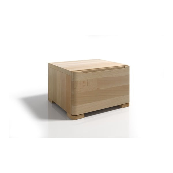 Buka koka naktsgaldiņš ar atvilktni SKANDICA Sparta-image-1