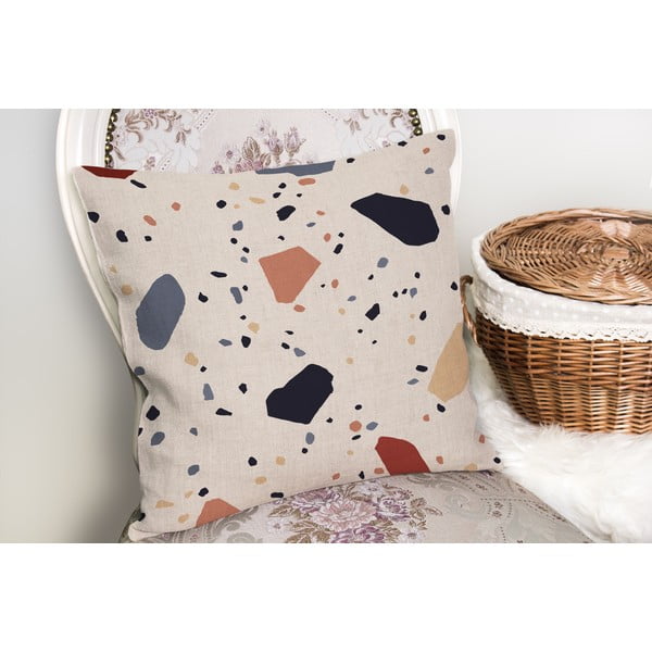 Spilvendrāna 43x43 cm Cracked Terrazzo – Mila Home-image-3