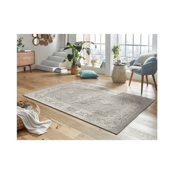 Pelēks viskozes paklājs Mint Rugs Willow, 80 x 125 cm-image-1