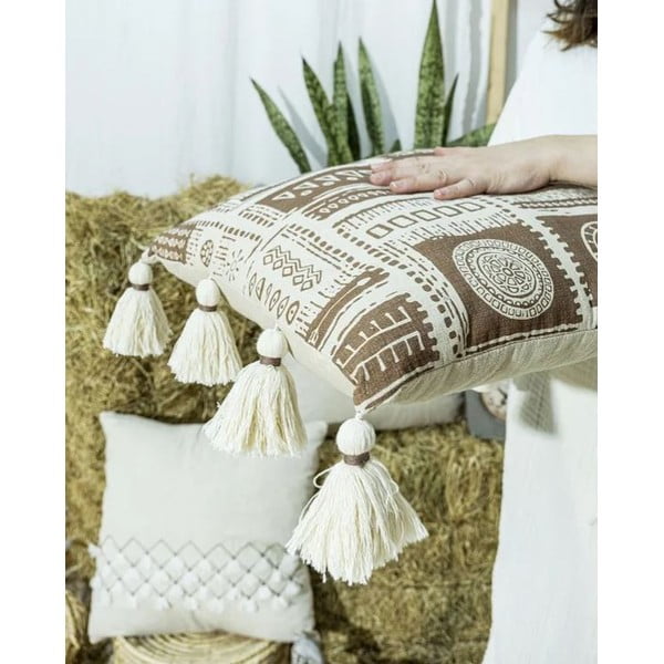 Spilvendrāna no kokvilnas maisījuma 45x45 cm – Mila Home-image-3