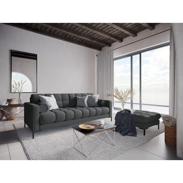 Tumši pelēks kāju soliņš Cosmopolitan Design Bali, 60 cm-image-4