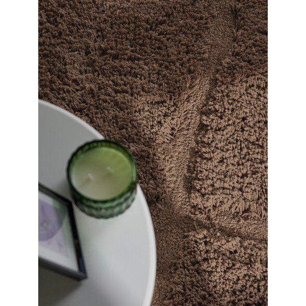 Brūns ar rokām darināts apaļš paklājs ø 160 cm Lambeth Jasper – Ted Baker-image-2