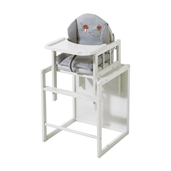 Pelēks bērnu pusdienu krēsliņa spilvens Adam & Eule – Roba-image-1