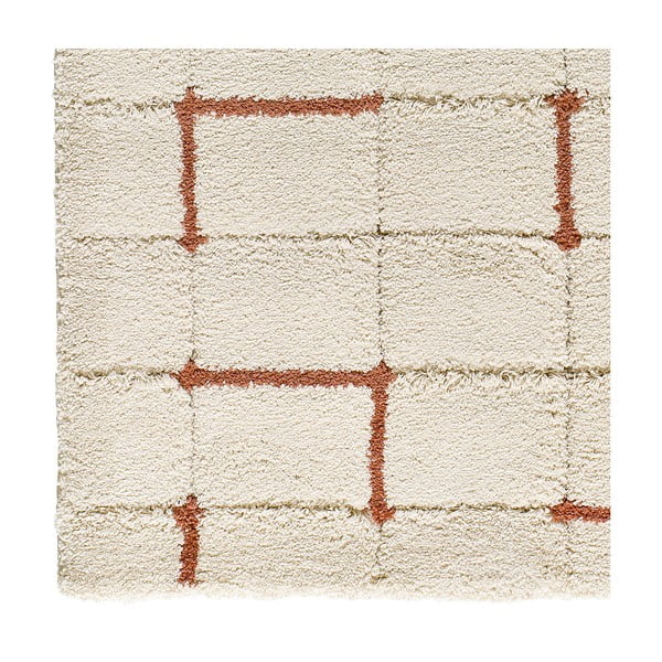 Ķieģeļu sarkans/krēmkrāsas paklājs 200x290 cm Brenda – Universal-image-3