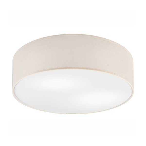 Krēmkrāsas griestu lampa ar auduma abažūru ø 45 cm Vivian – LAMKUR
