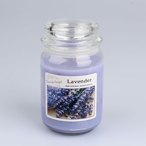 Svece ar lavandas aromātu Dakls, 460 g
