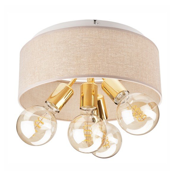 Bēša griestu lampa ø 35 cm Carina – LAMKUR-image-3