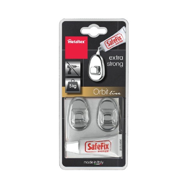 2 āķu un līmlentes komplekts Metaltex-image-2