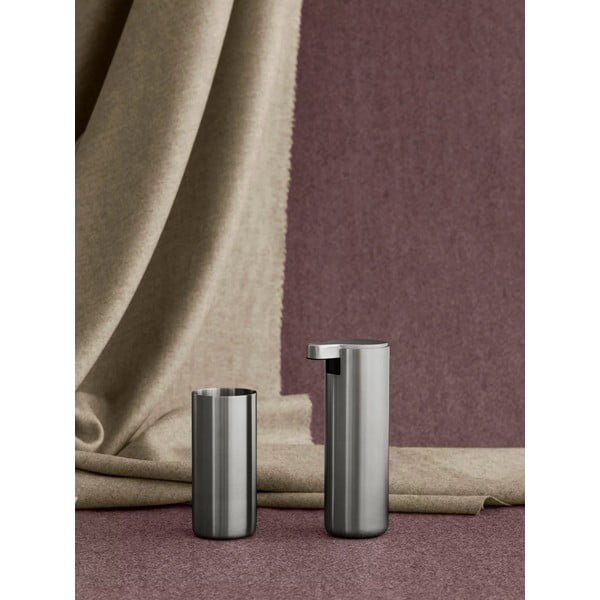 Matētas sudraba krāsas nerūsējošā tērauda ziepju dozators 165 ml Modo – Blomus-image-3