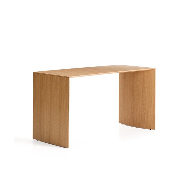 Darba galds ar ozolkoka imitāciju 60x140 cm Litto – Kave Home