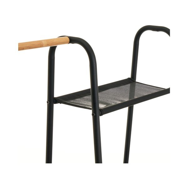 Melns metāla drēbju statīvs – Casa Selección-image-3