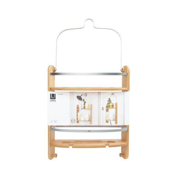 Piekaramais bambusa vannas istabas plaukts Barrel – Umbra-image-2