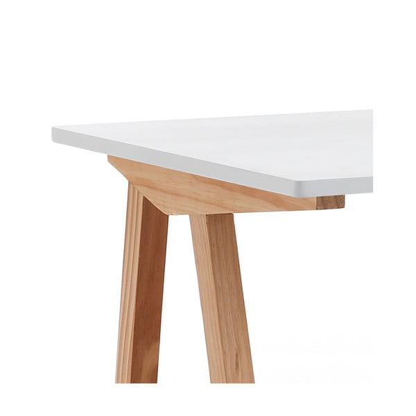 Darba galds ar baltu galda virsmu 60x120 cm Mak – Tomasucci-image-2