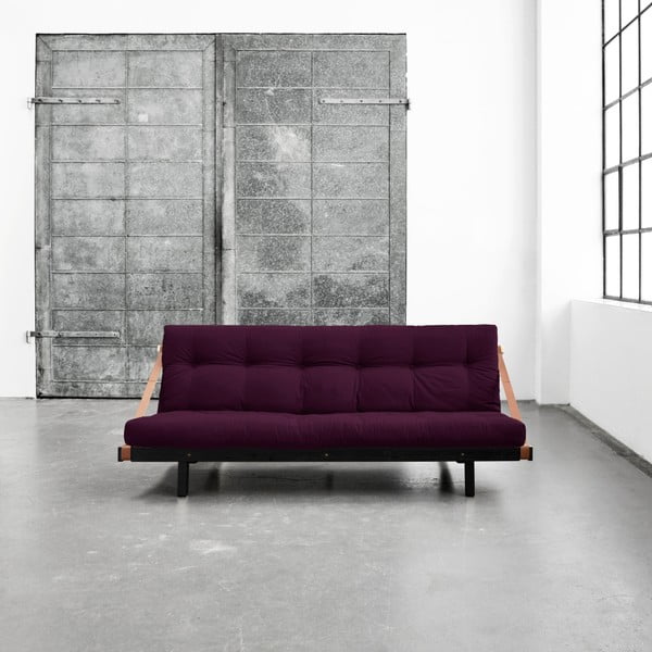 Mainīgs dīvāns Karup Jump Black/Purple Plum