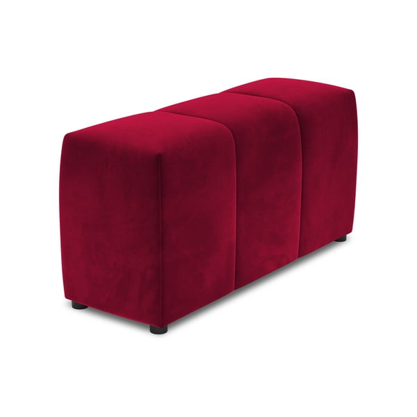 Sarkans samta roku balsts modulārajam dīvānam Rome Velvet – Cosmopolitan Design 